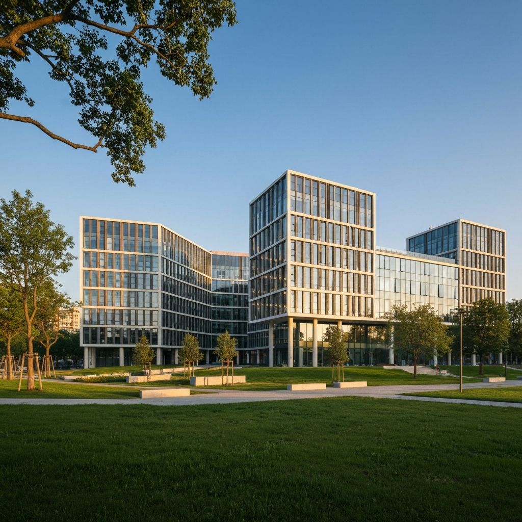 Moderne modulaire architectuur van Auremont